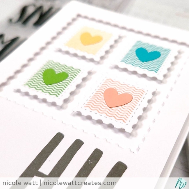 greeting card featuring concorrd & 9th snail mail